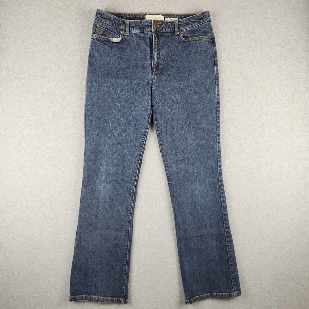 Jones New York Jeans Women's‎ Straight Jeans Size 8 W32 L30 Bootcut Medium Wash
